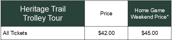 Pricing Chart_Trolley Tour