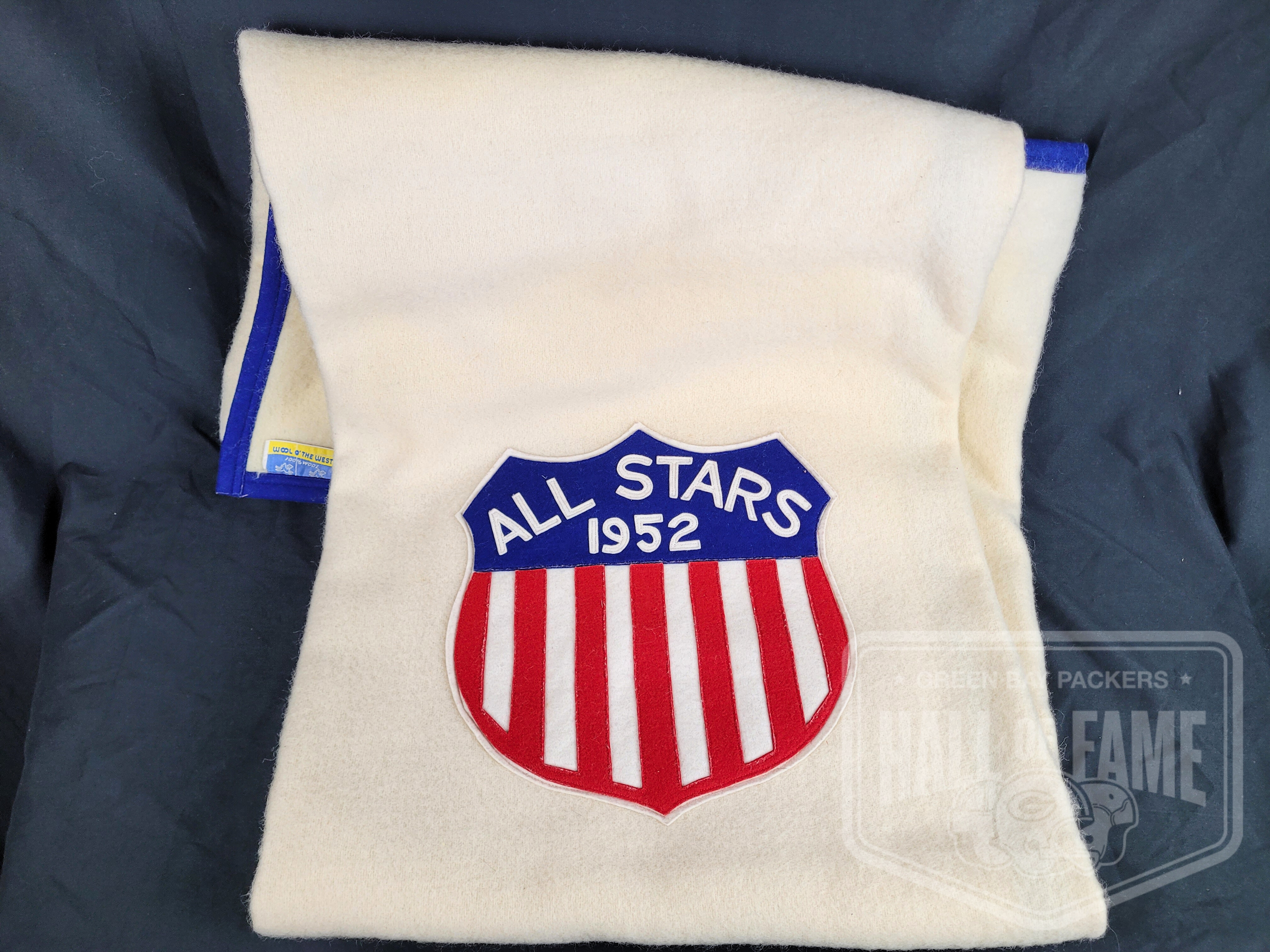 1952 Bobby Dillon All Stars Blanket