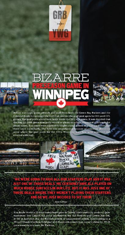 Bizarre Preseason Game in Winnipeg Bizarre Preseason Game in Winnipeg